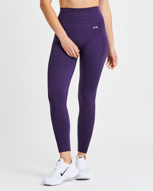 AYBL Balance V2 Seamless Leggings Fialové | QMDI-06475
