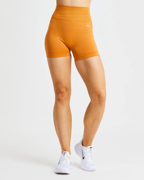 AYBL Balance V2 Seamless Shorts Oranžové | NYCT-34917