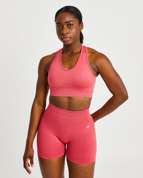 AYBL Balance V2 Seamless Sports Bra Růžové | OUQV-40372