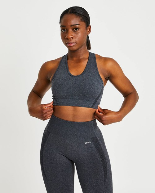 AYBL Balance V2 Seamless Sports Bra Černé | PCUO-83065