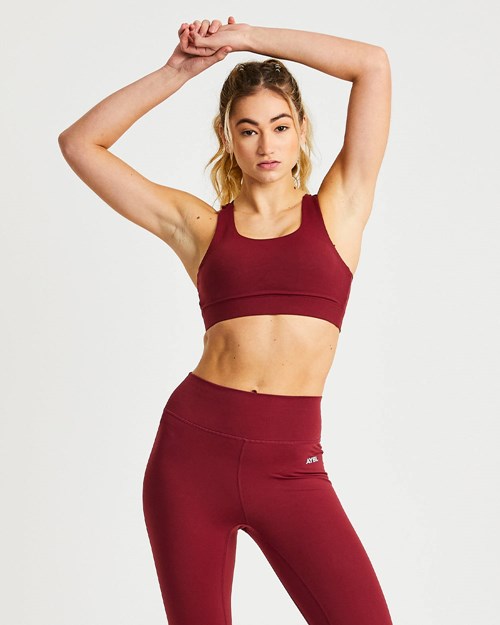 AYBL Core Sports Bra Mauve Wine | QTDK-71328