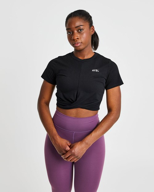 AYBL Element Twist Top Černé | UGNS-71352