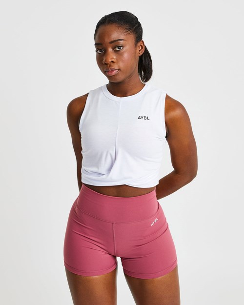 AYBL Element Twist Vest Bílé | KSMD-19827