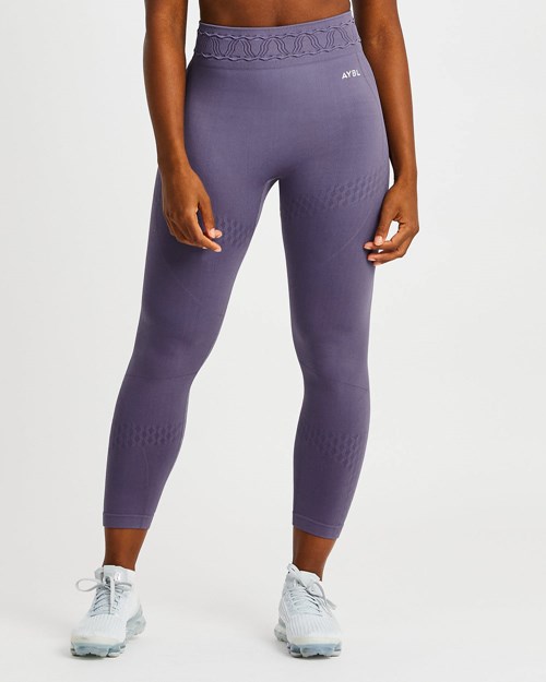 AYBL Elevate Seamless Leggings Fialové | SAHZ-16428