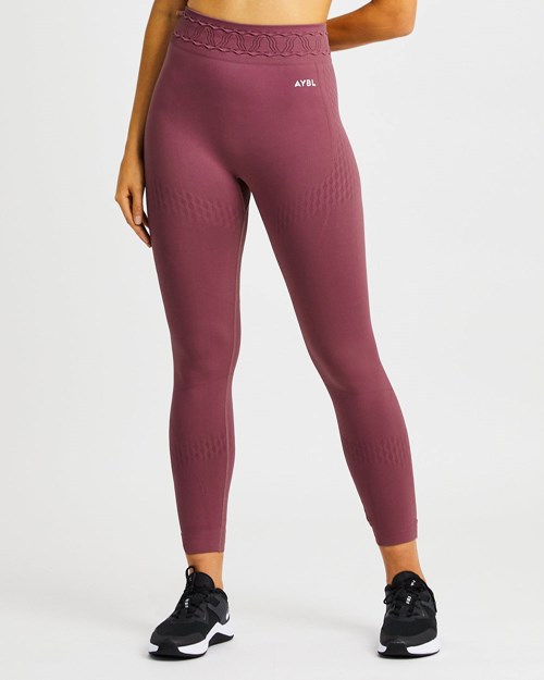 AYBL Elevate Seamless Leggings Růžové | LKSQ-23896