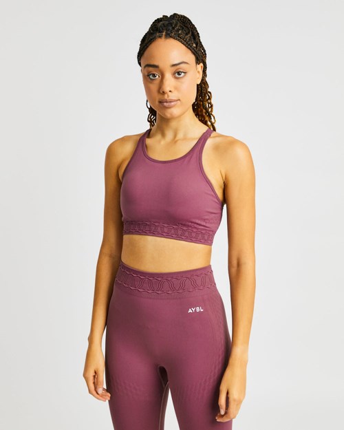 AYBL Elevate Seamless Sports Bra Růžové | ZHXN-83249