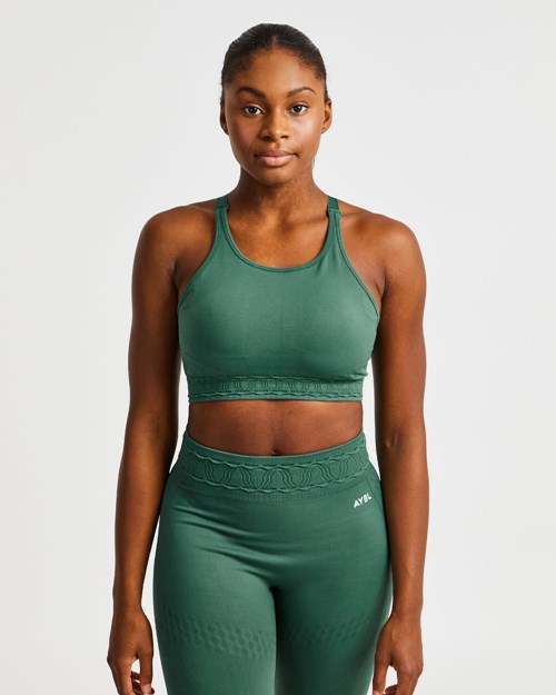 AYBL Elevate Seamless Sports Bra Zelene | LSWD-40157