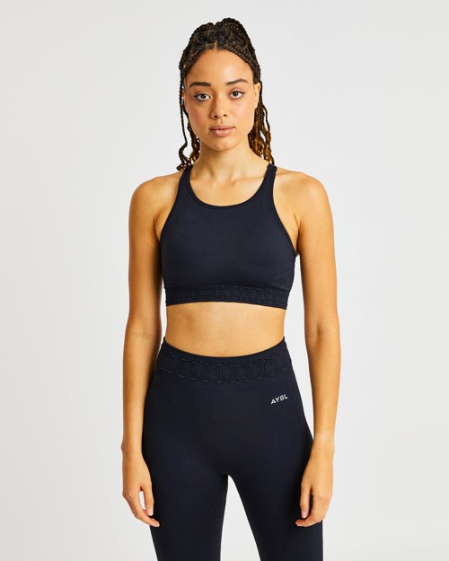 AYBL Elevate Seamless Sports Bra Černé | WTZY-63572