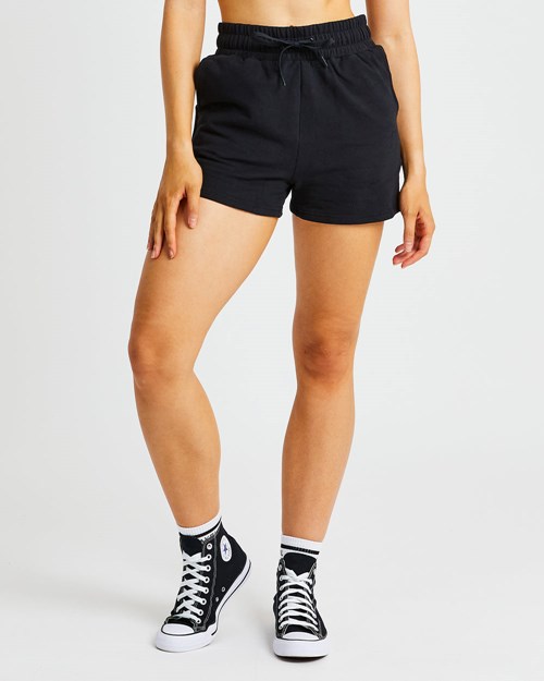 AYBL Everyday Oversized Shorts Černé | QPHD-52169