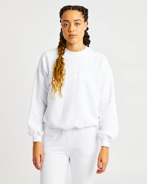 AYBL Everyday Oversized Svetrové Bílé | PRSU-26983