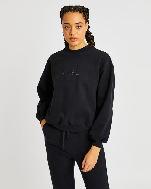 AYBL Everyday Oversized Svetrové Černé | XMGA-36129