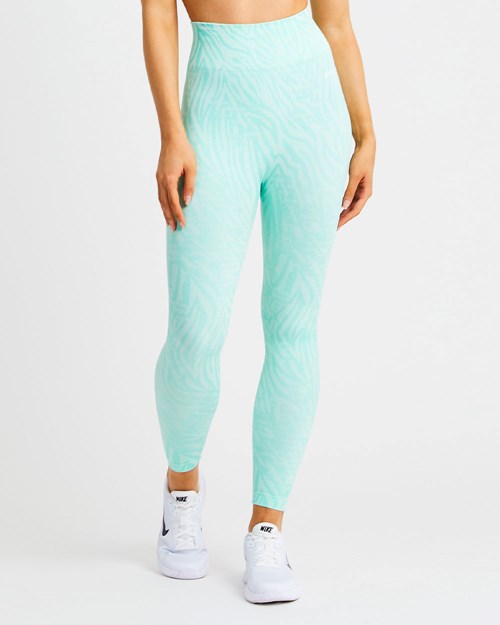 AYBL Evolve Animal Seamless Leggings Mátově Zelená Zelene | CVMN-52197