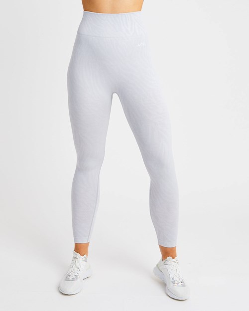 AYBL Evolve Animal Seamless Leggings Světle Šedé | VNOB-52176