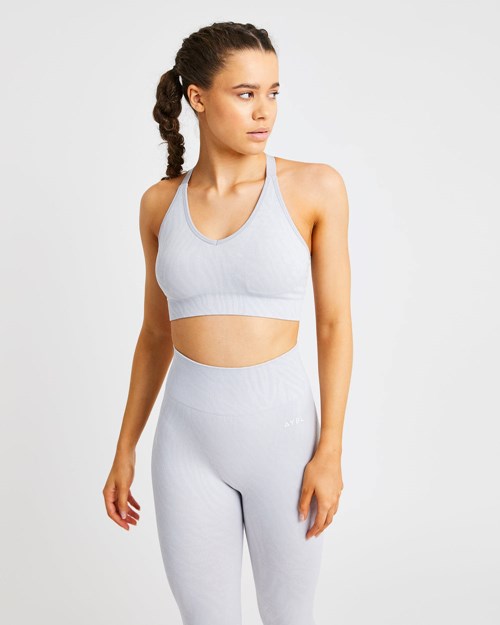 AYBL Evolve Animal Seamless Sports Bra Světle Šedé | XBVC-12908
