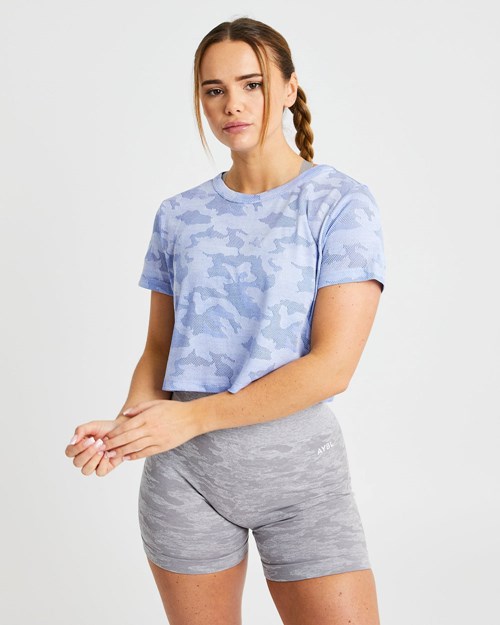 AYBL Evolve Camo Crop T Shirt Blankyt | HKXJ-89367