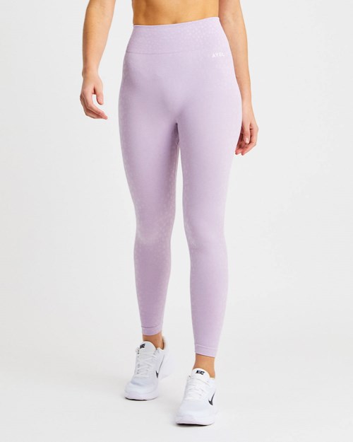 AYBL Evolve Speckle Seamless Leggings Lilac | CWPD-97134