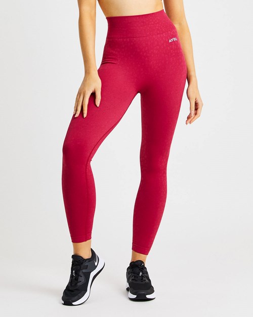 AYBL Evolve Speckle Seamless Leggings Raspberry | ULYN-14289