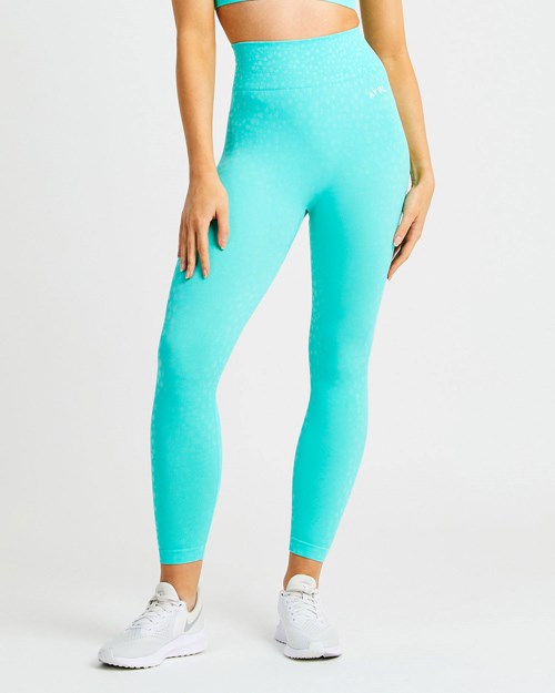 AYBL Evolve Speckle Seamless Leggings Zelene | FTAG-39174
