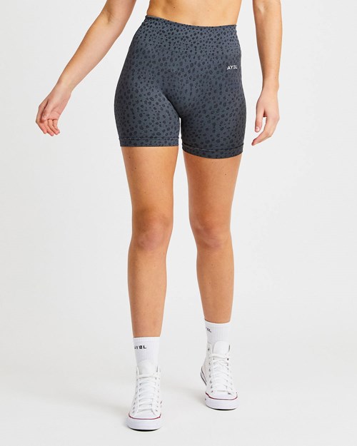 AYBL Evolve Speckle Seamless Shorts Charcoal | RZPI-51968