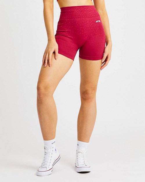 AYBL Evolve Speckle Seamless Shorts Raspberry | LCMD-95016
