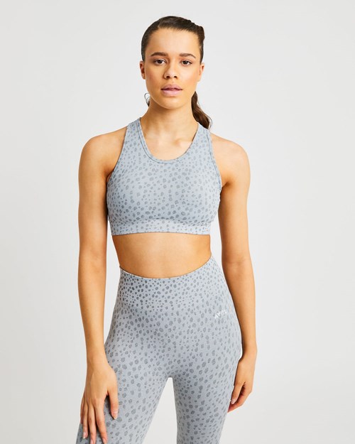 AYBL Evolve Speckle Seamless Sports Bra Světle Šedé | DJAV-14076