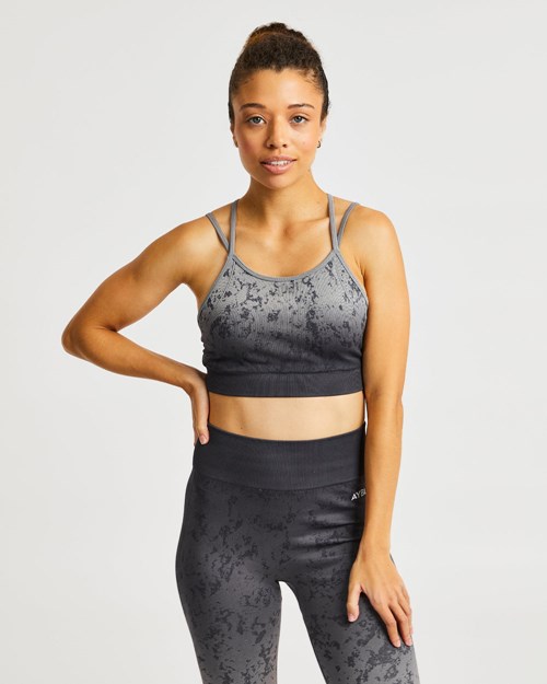 AYBL Flare Seamless Sports Bra Šedé | QYFV-09581