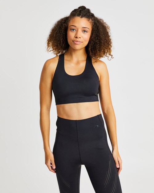 AYBL Fusion Sports Bra Černé | KUVH-74913