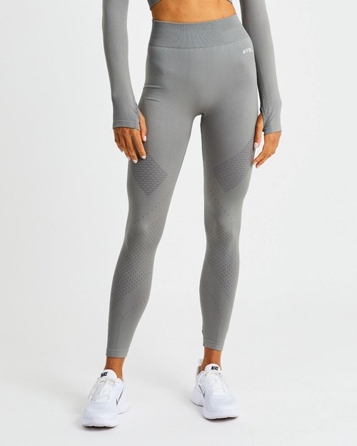 AYBL Ignite Seamless Leggings Šedé | NECL-38402