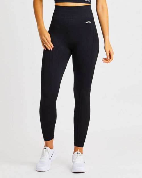AYBL Luxe Seamless Leggings Černé | YZKO-67012