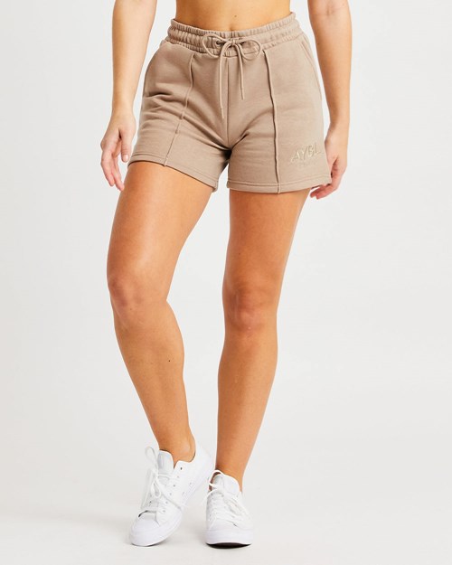 AYBL Luxe Shorts Mocha | URXK-89340