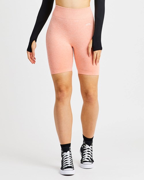 AYBL Motion Seamless Cycling Shorts Peach Marl | JPIN-73016