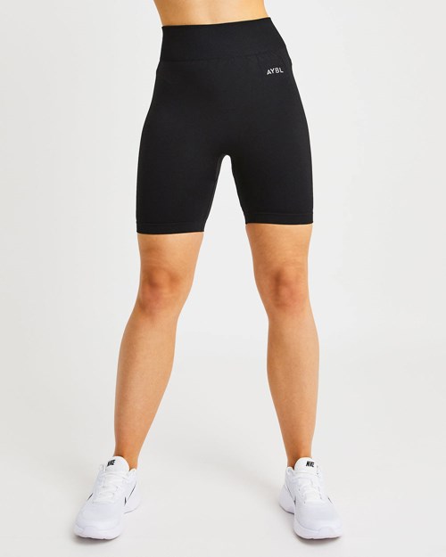 AYBL Motion Seamless Cycling Shorts Černé | HPZC-36817