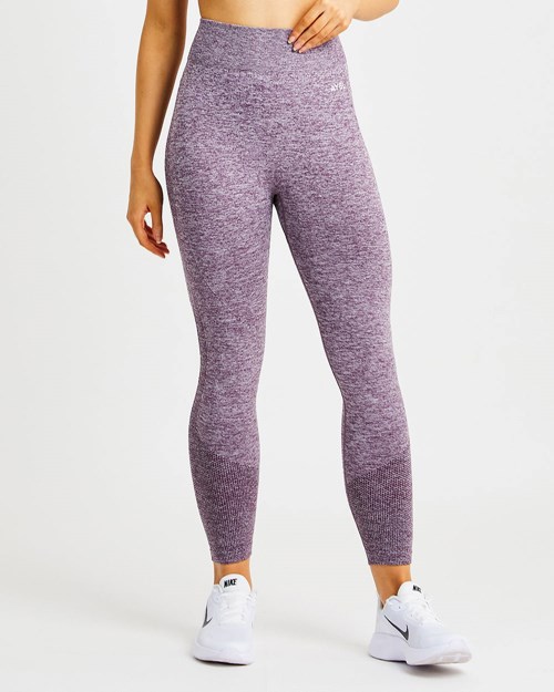 AYBL Motion Seamless Leggings Fialové | FDYV-63709