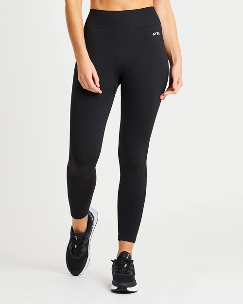 AYBL Motion Seamless Leggings Černé | JKLR-87926