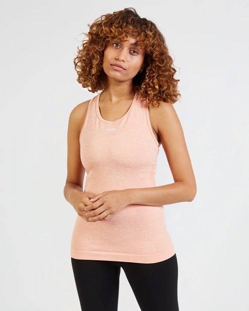 AYBL Motion Seamless Vest Peach | RGTN-40136