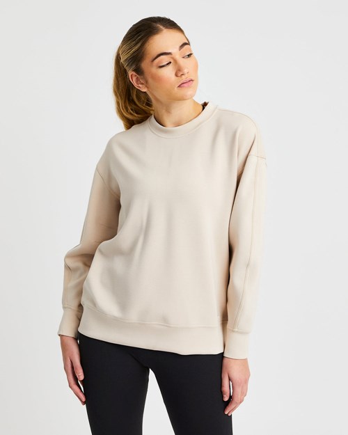 AYBL Oversized Jumper Krém | KOFA-65294