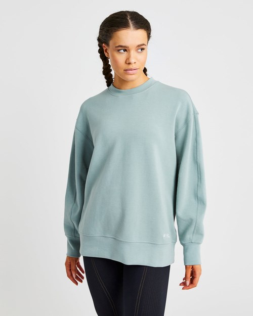 AYBL Oversized Jumper Zelene | OWGR-76231