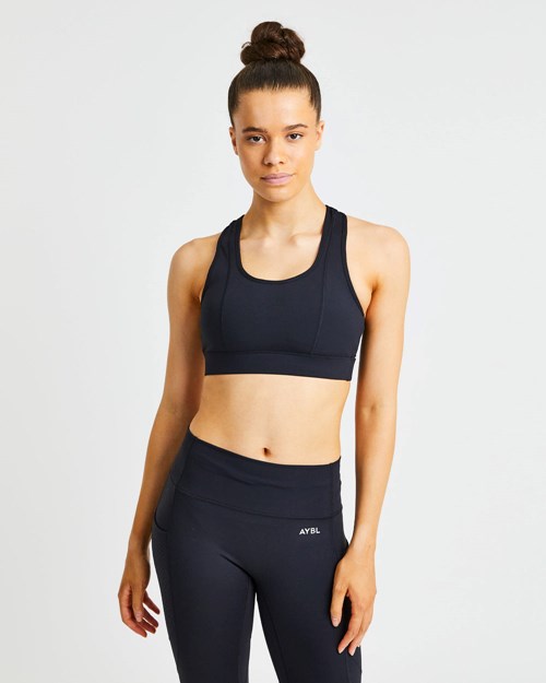 AYBL Pace Sports Bra Černé | BCWD-15298