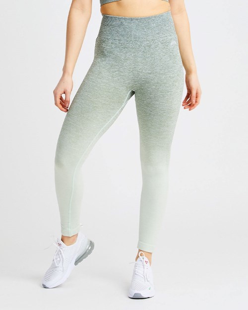 AYBL Pulse Ombré Seamless Leggings Hnědožlutý | ZUHI-84731