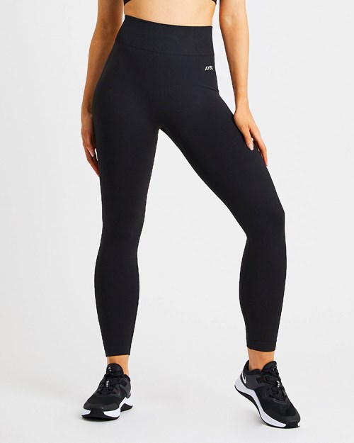 AYBL Pulse Seamless Leggings Černé | DLOY-78326