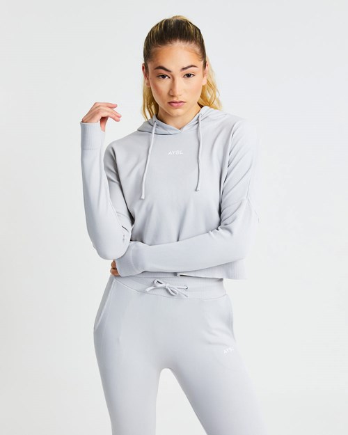 AYBL Recovery Hoodie Světle Šedé | YHCR-94752