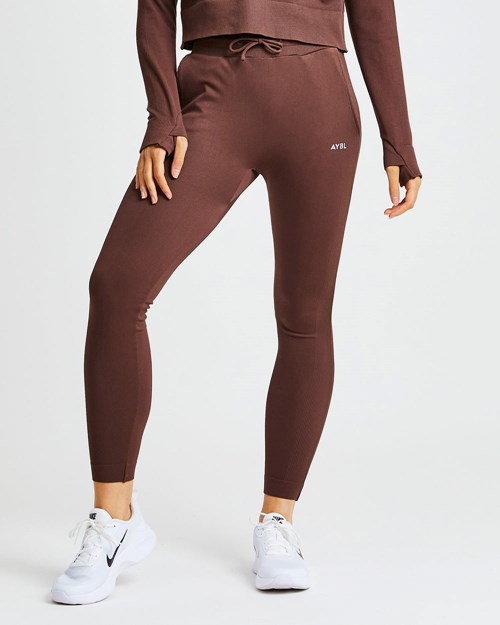 AYBL Recovery Joggers Čokolády Hnědé | TQJR-94681
