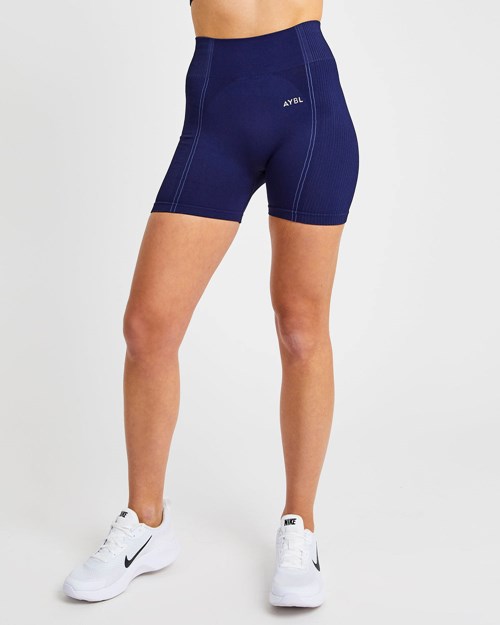 AYBL Reflex Seamless Shorts Královská Modrá Blankyt | ZFEM-69728