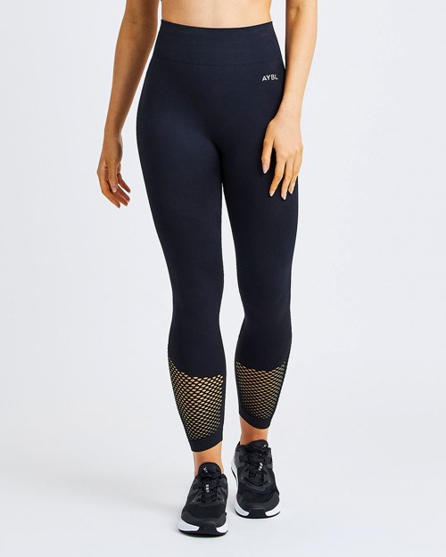 AYBL Reform Seamless Leggings Černé | MCQE-14093