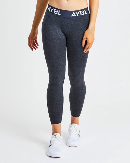 AYBL Staple Seamless Low Rise Leggings Černé | PRKQ-52139