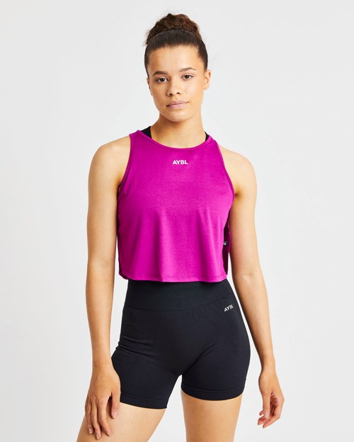 AYBL Strive Crop Vest Magenta | ITNP-27469