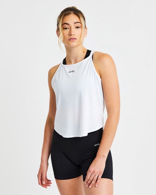 AYBL Strive Páskové Vest Bílé | PTFA-08325