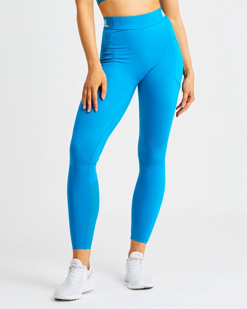 AYBL Tréninková Leggings Aqua | IBGA-90782