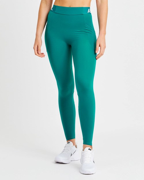 AYBL Tréninková Leggings Teal | NCZR-62805
