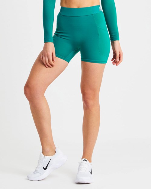 AYBL Tréninková Shorts Teal | VNUO-15076